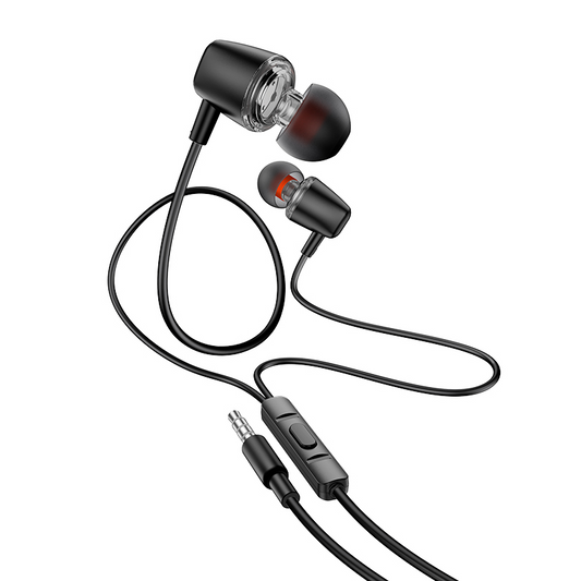 Handsfree 3,5 mm HOCO M107, svart
