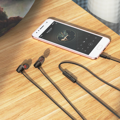 Handsfree 3,5 mm HOCO M107, svart