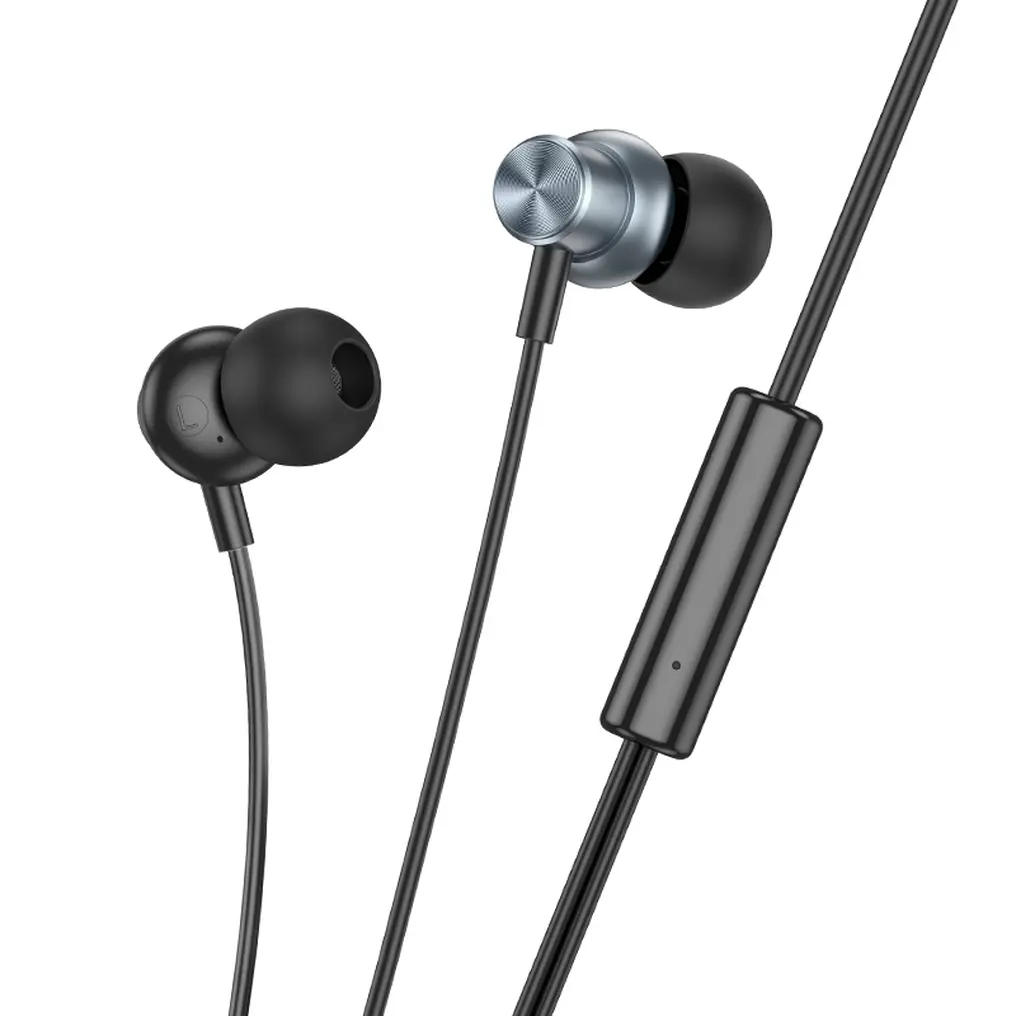 Handsfree 3,5 mm HOCO M110, Grå
