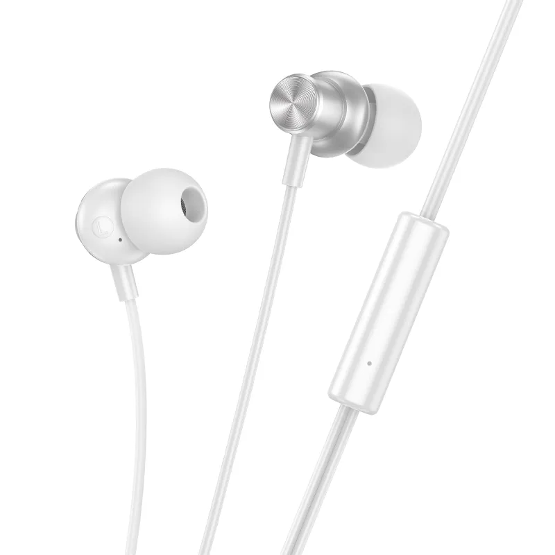 Handsfree 3.5mm HOCO M110, Sølv