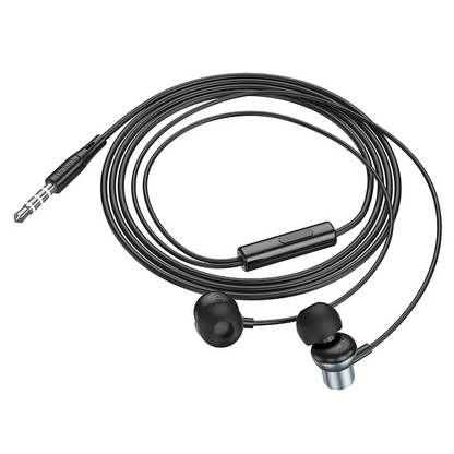 Handsfree 3,5 mm HOCO M110, Grå