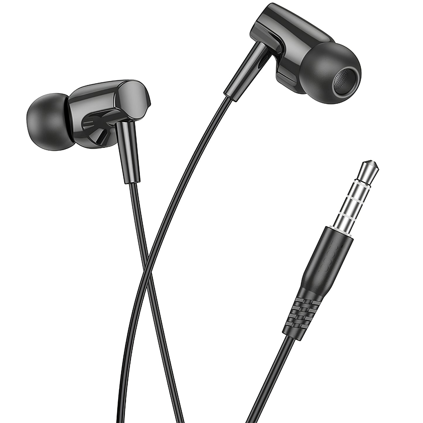 Handsfree 3.5mm HOCO M112, Svart
