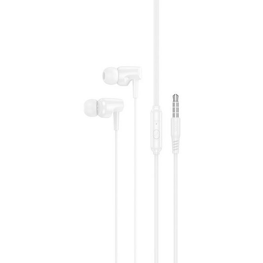 Handsfree 3.5mm HOCO M112, Hvit