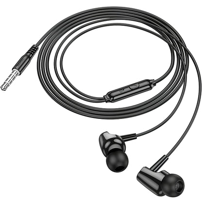 Handsfree 3.5mm HOCO M112, Svart