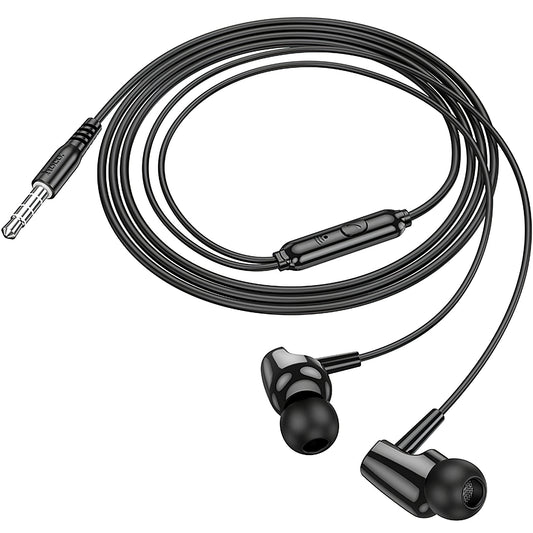 Handsfree 3.5mm HOCO M112, Svart