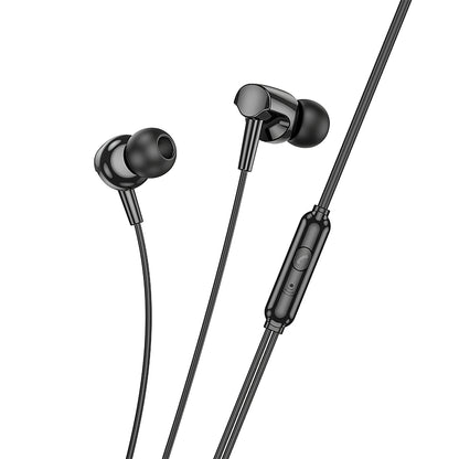 Handsfree 3.5mm HOCO M112, Svart