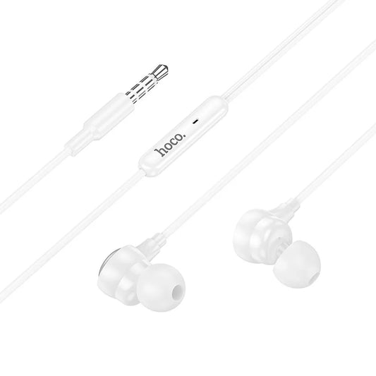 Handsfree 3.5mm HOCO M116, Hvit