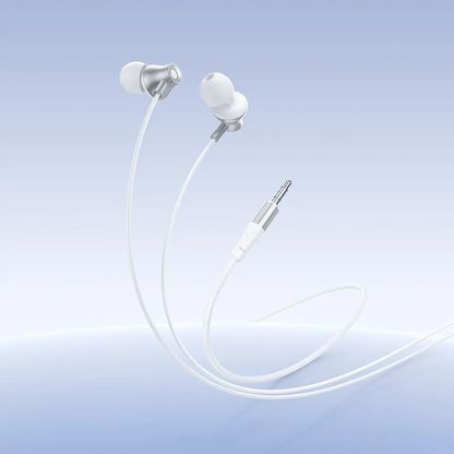 Handsfree 3,5 mm HOCO M119, Sølv