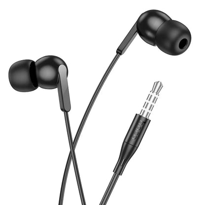 Handsfree 3.5mm HOCO M124, Svart