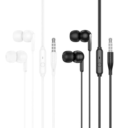 Handsfree 3.5mm HOCO M124, Svart