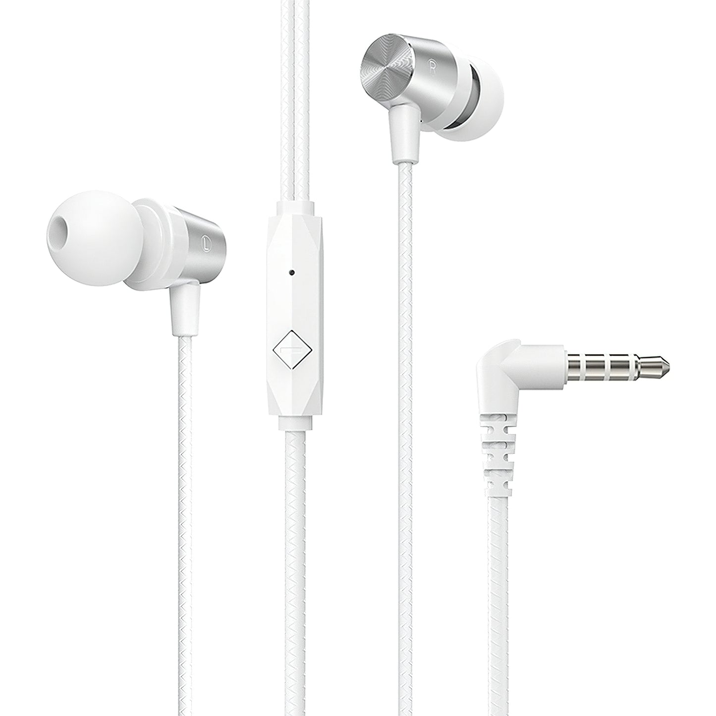 Handsfree 3.5mm HOCO M79, Hvit