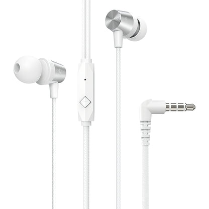 Handsfree 3.5mm HOCO M79, Hvit