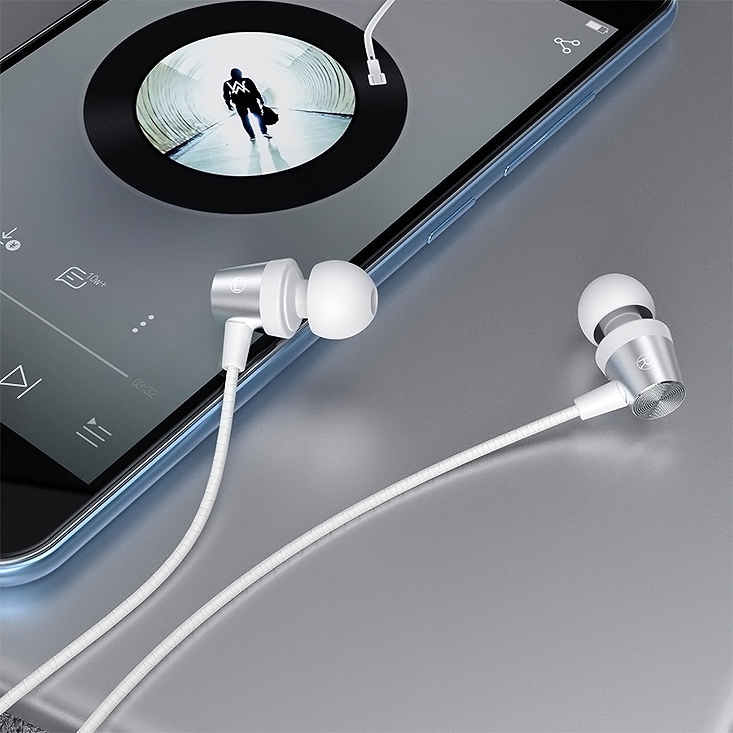 Handsfree 3.5mm HOCO M79, Hvit