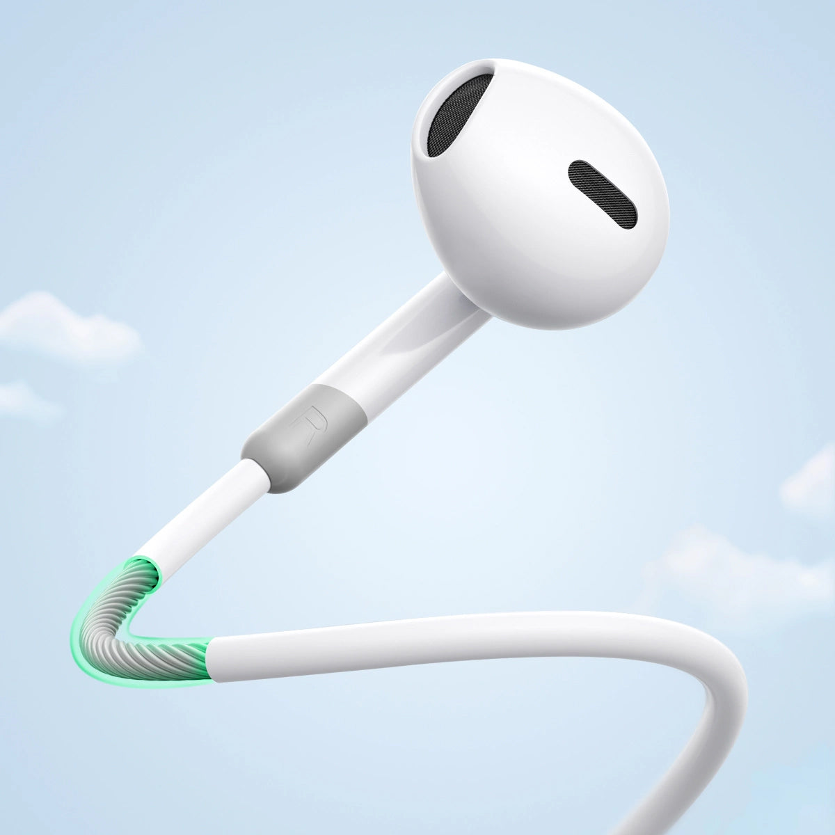 Handsfree 3.5mm Joyroom JR-EW01, Hvit