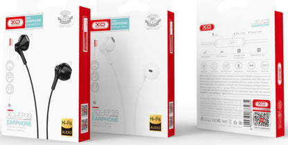 Handsfree 3.5mm XO Design EP39, Hvit