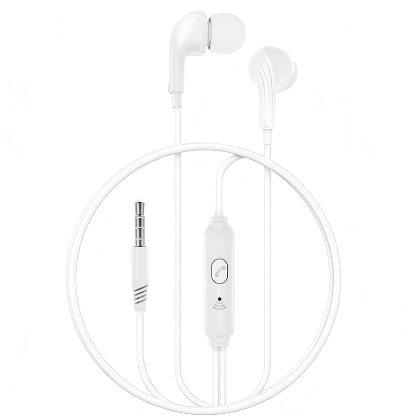 Handsfree 3,5 mm XO Design EP86, hvit