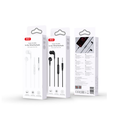 Handsfree 3,5 mm XO Design EP86, hvit