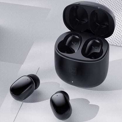 Handsfree Bluetooth 3MK FlowBuds, TWS, Svart