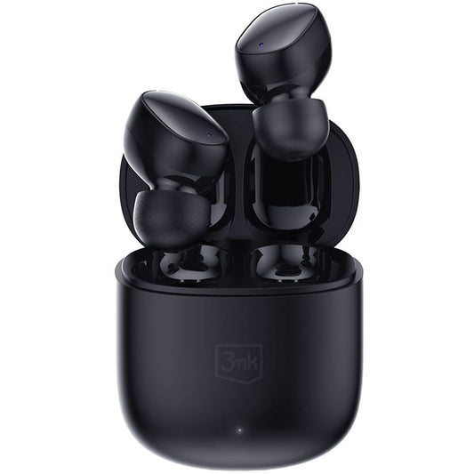 Handsfree Bluetooth 3MK FlowBuds, TWS, Svart