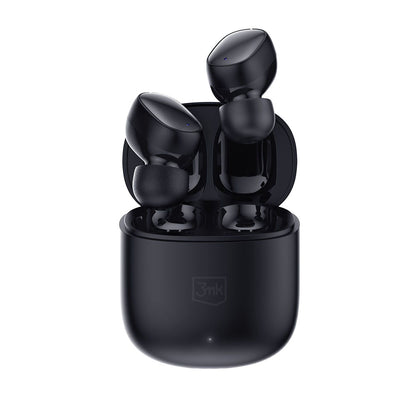 Handsfree Bluetooth 3MK FlowBuds, TWS, Svart