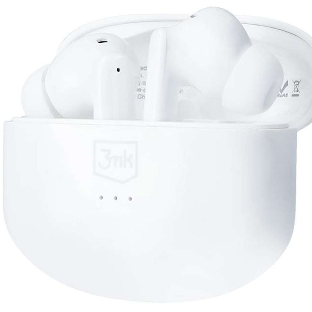 Bluetooth-håndfri 3MK LIFEPODS, TWS, ANC, Hvit