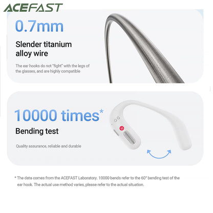 Handsfree Bluetooth Acefast FA002, TWS, Hvit