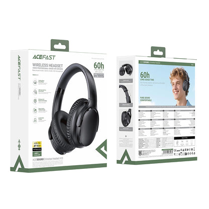 Handsfree Bluetooth Acefast H10, A2DP, Svart