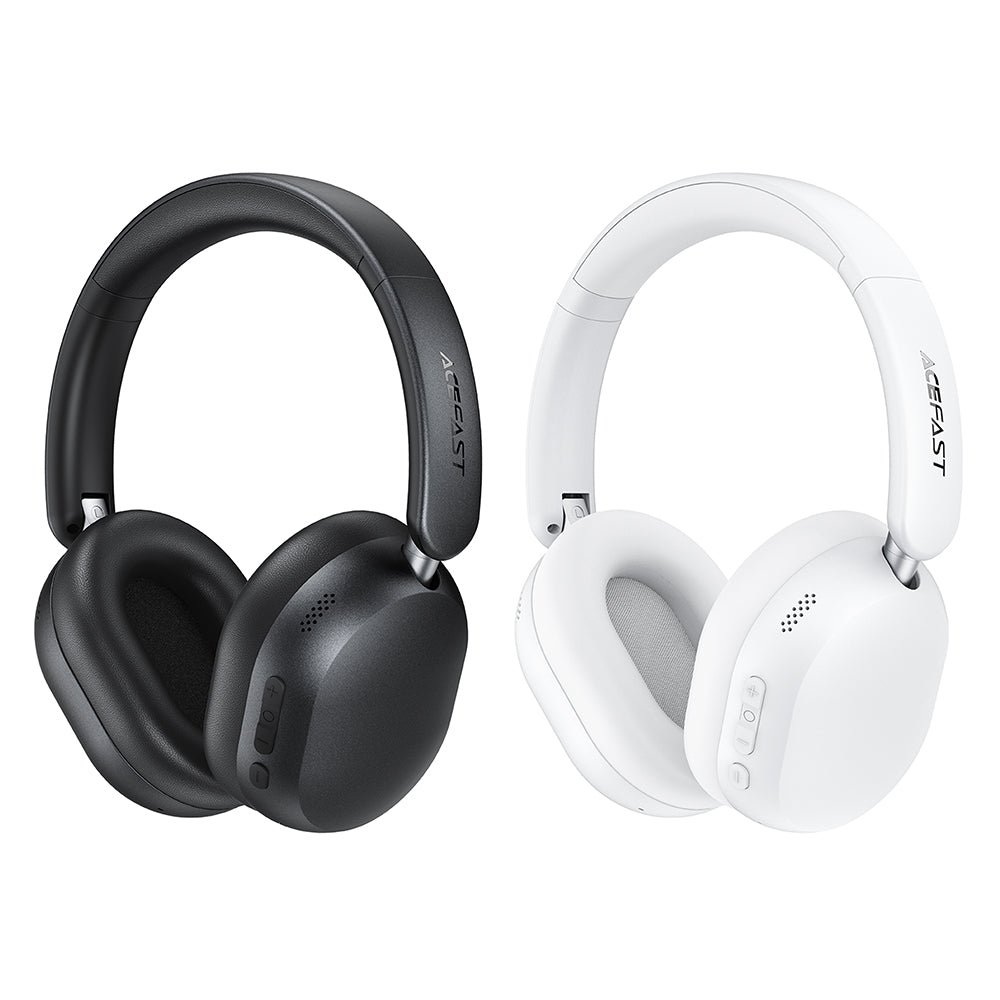 Handsfree Bluetooth Acefast H12, A2DP, ANC, Hvit