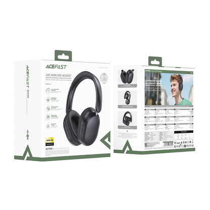 Handsfree Bluetooth Acefast H12, A2DP, ANC, Hvit