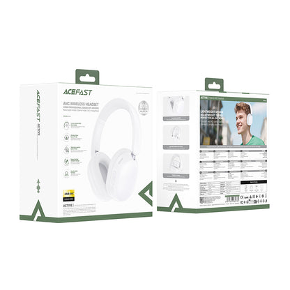 Handsfree Bluetooth Acefast H12, A2DP, ANC, Svart