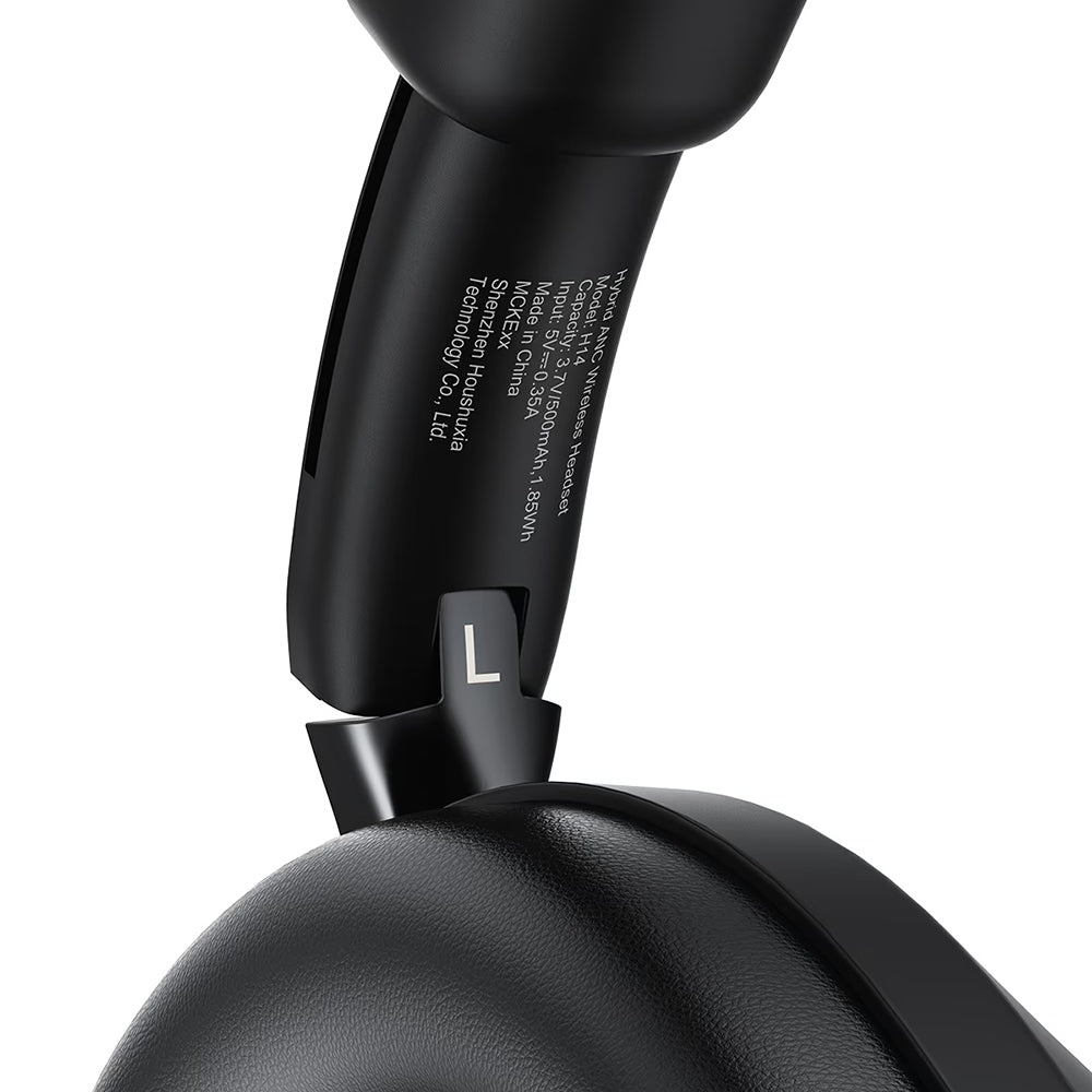 Handsfree Bluetooth Acefast H14, A2DP, ANC, Svart