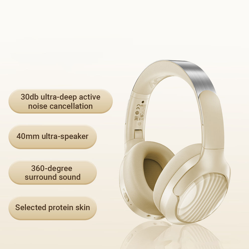 Handsfree Bluetooth Acefast H5, A2DP, ANC, Svart