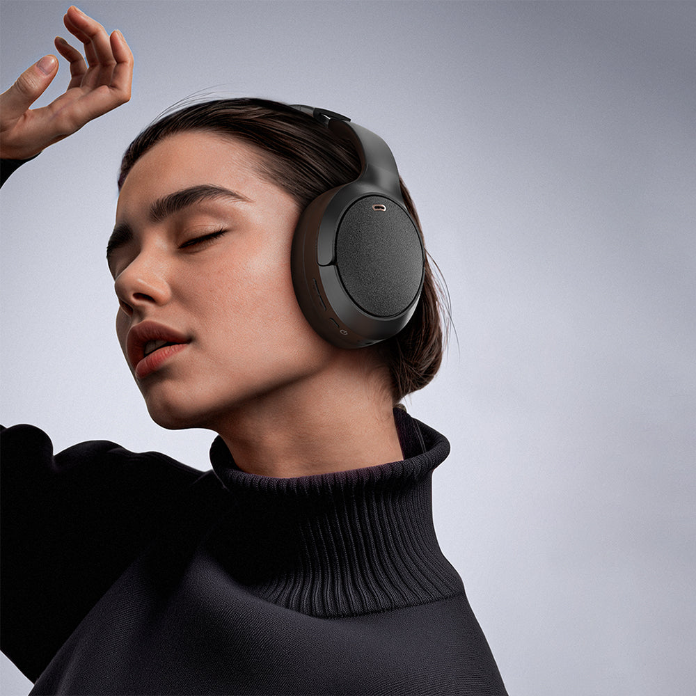 Handsfree Bluetooth Acefast H6, A2DP, ANC, Svart