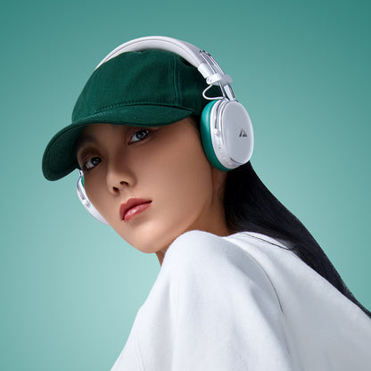 Handsfree Bluetooth Acefast H7, A2DP, ANC, Hvit