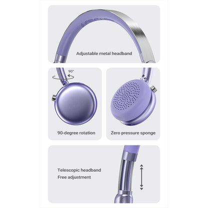 Handsfree Bluetooth Acefast H8, A2DP, ANC, Sølv