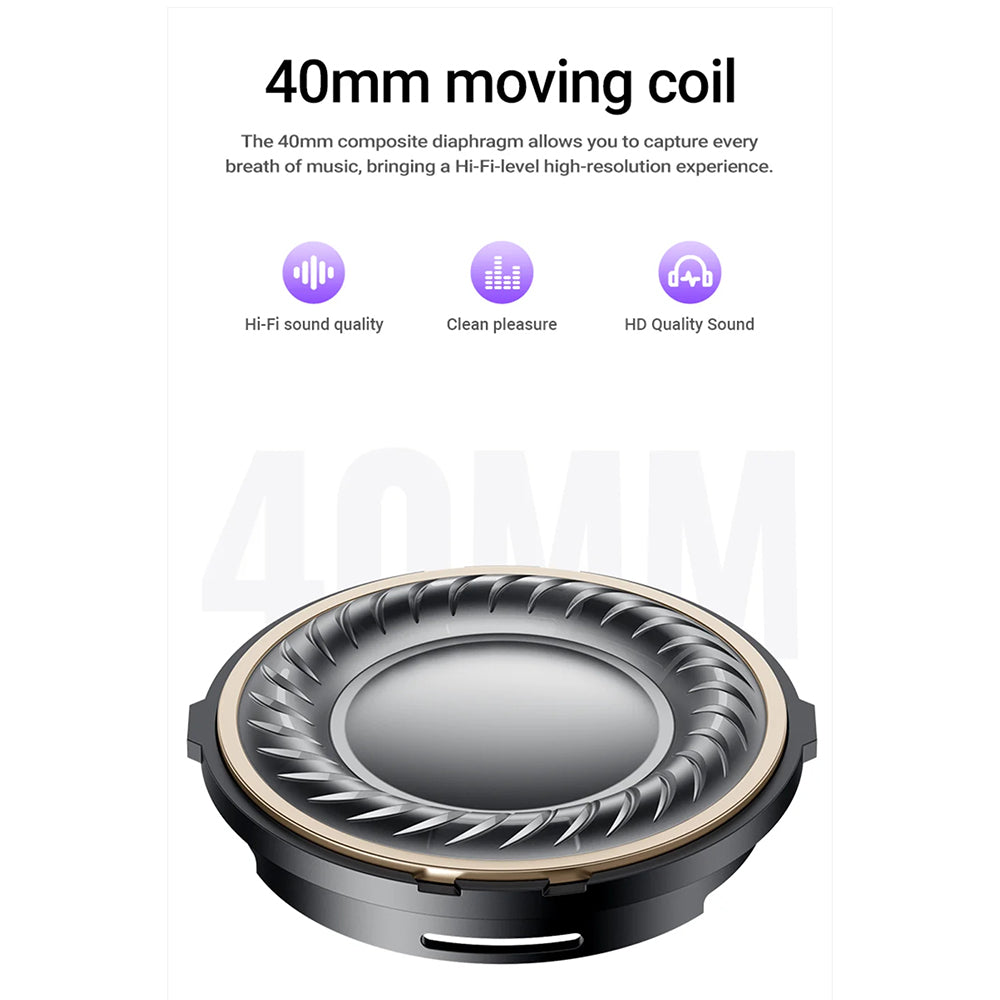 Handsfree Bluetooth Acefast H8, A2DP, ANC, Gull