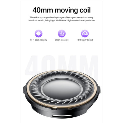 Handsfree Bluetooth Acefast H8, A2DP, ANC, Gull