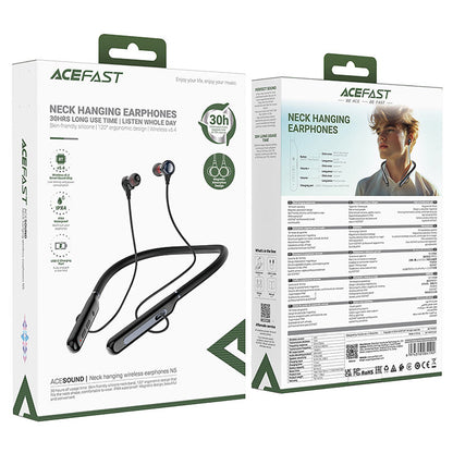 Handsfree Bluetooth Acefast N5, A2DP, Svart