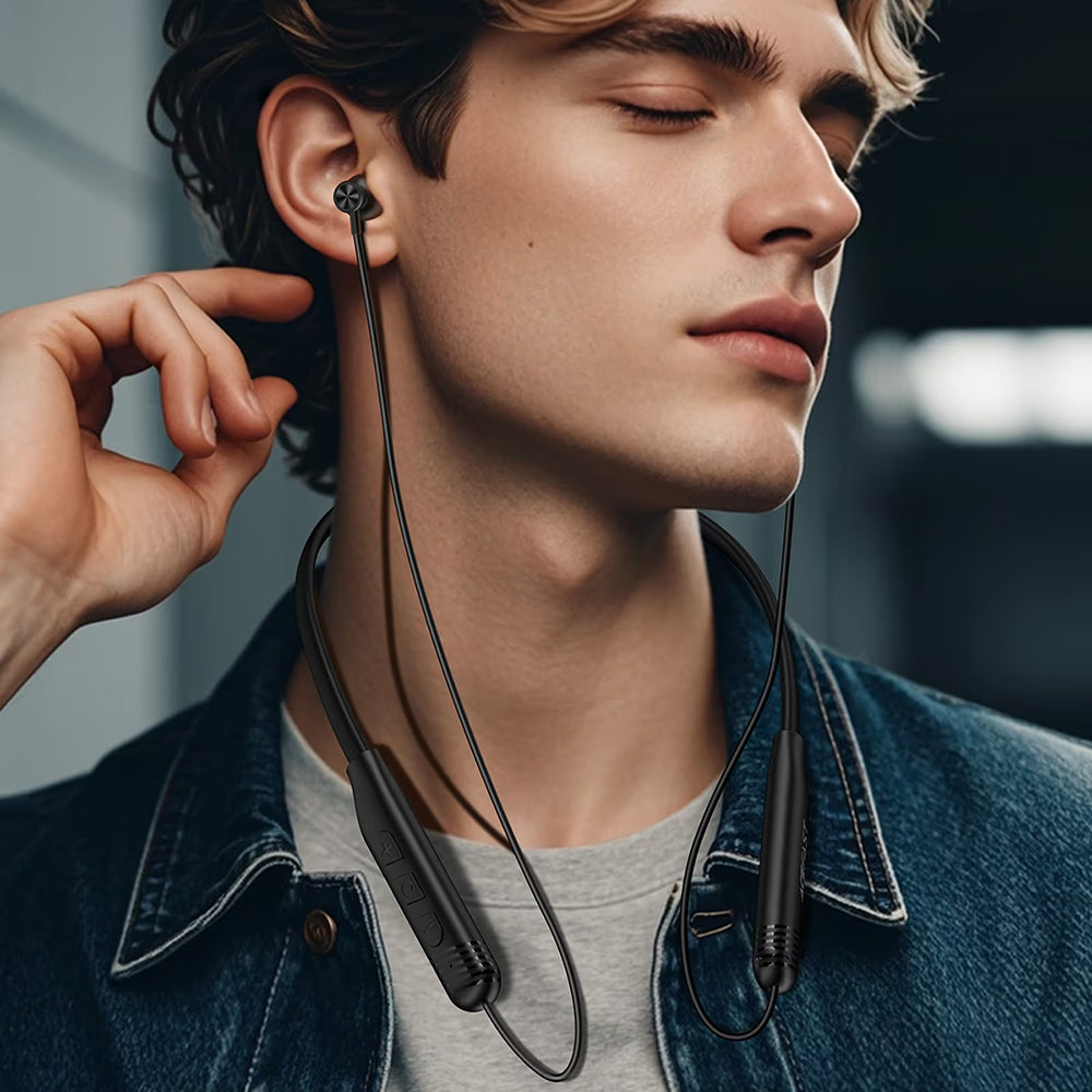 Handsfree Bluetooth Acefast N9, A2DP, Svart