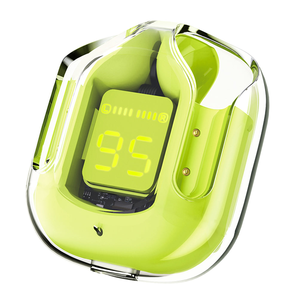 Handsfree Bluetooth Acefast T6, TWS, Grønn