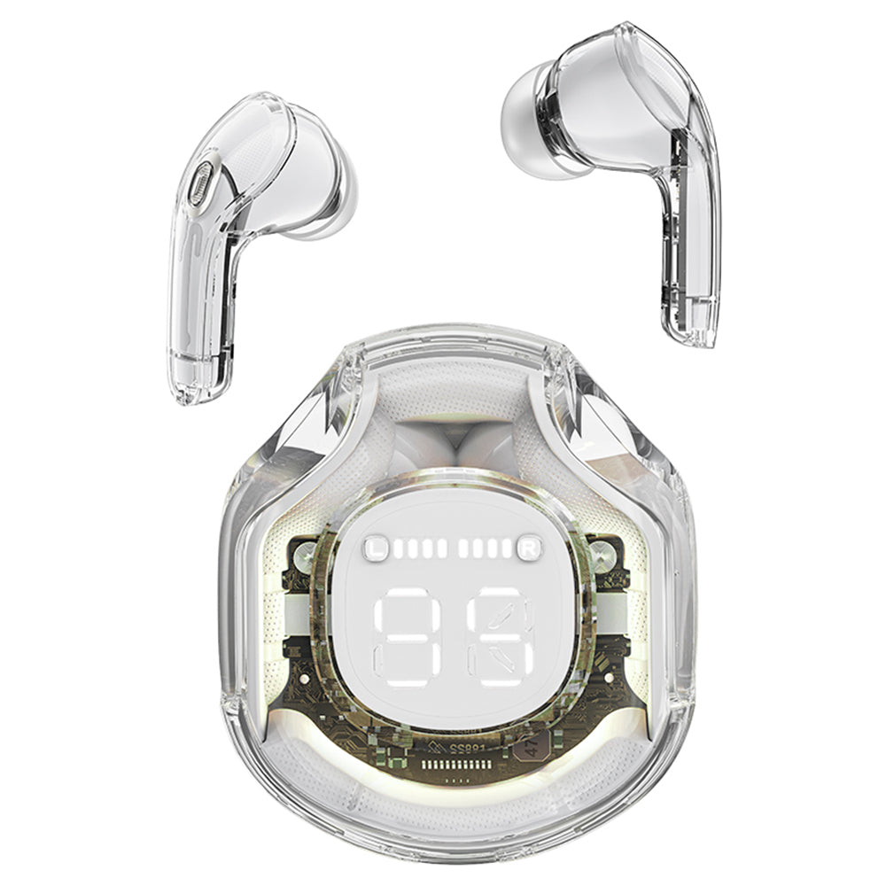 Handsfree Bluetooth Acefast T8, TWS, Hvit