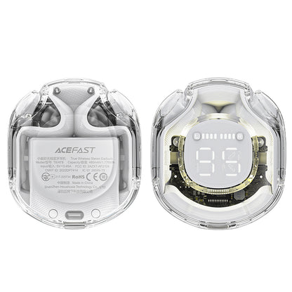 Handsfree Bluetooth Acefast T8, TWS, Hvit