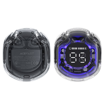 Handsfree Bluetooth Acefast T8, TWS, Svart