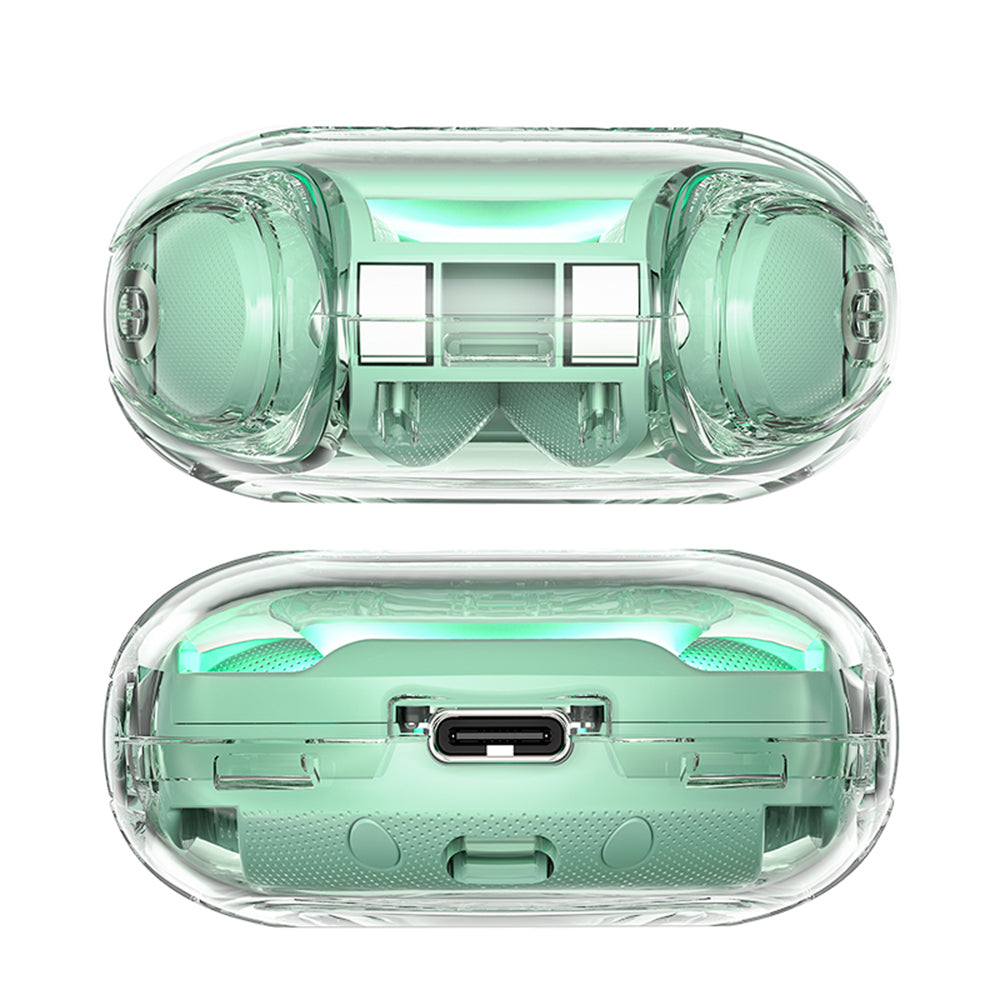 Handsfree Bluetooth Acefast T8, TWS, Grønn