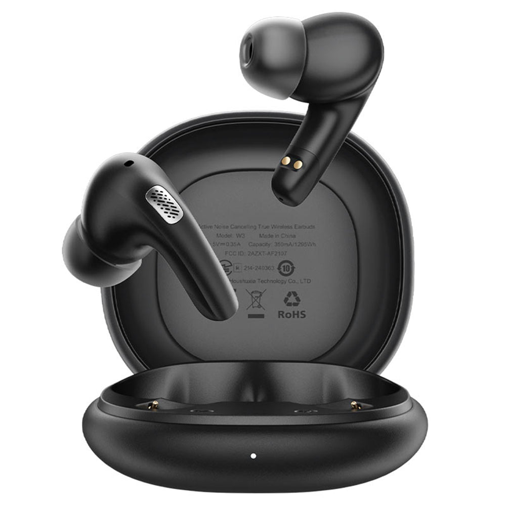 Handsfree Bluetooth Acefast W3, TWS, ANC, Svart