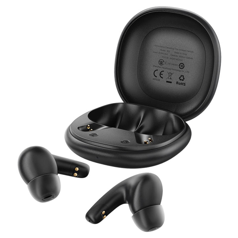 Handsfree Bluetooth Acefast W3, TWS, ANC, Svart