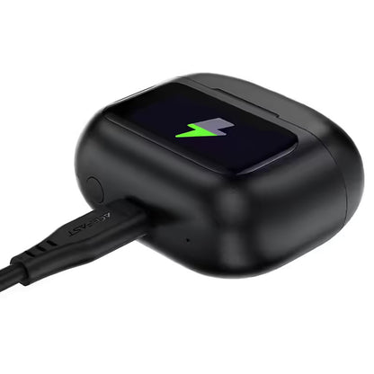 Handsfree Bluetooth Acefast W6, TWS, ANC, Svart