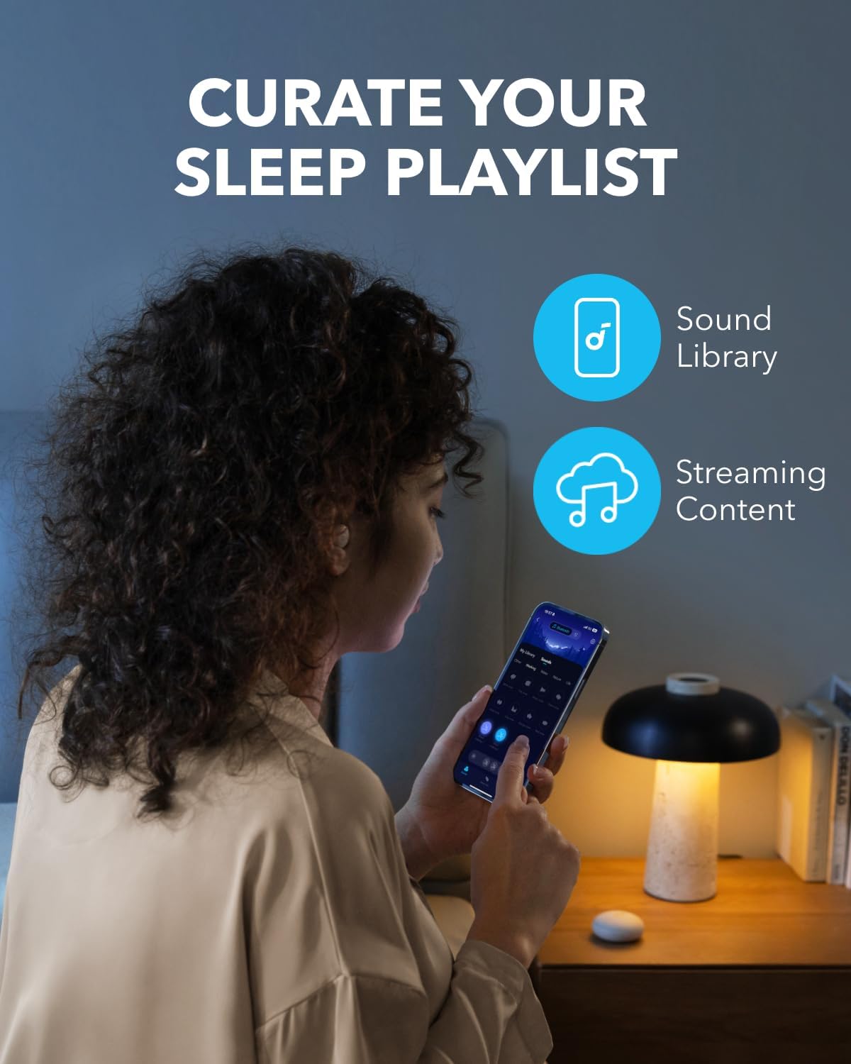 Bluetooth håndfri Anker SoundCore Sleep A20, TWS, hvit A6611G21 