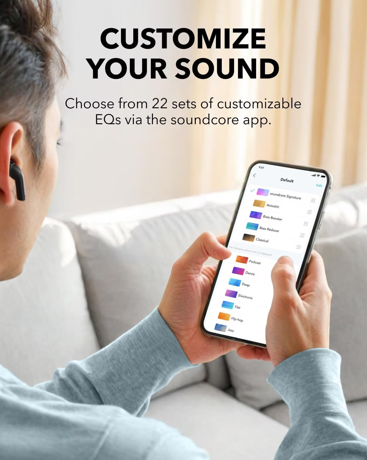 Handsfree Bluetooth Anker SoundCore K20i, TWS, Svart A3994G11