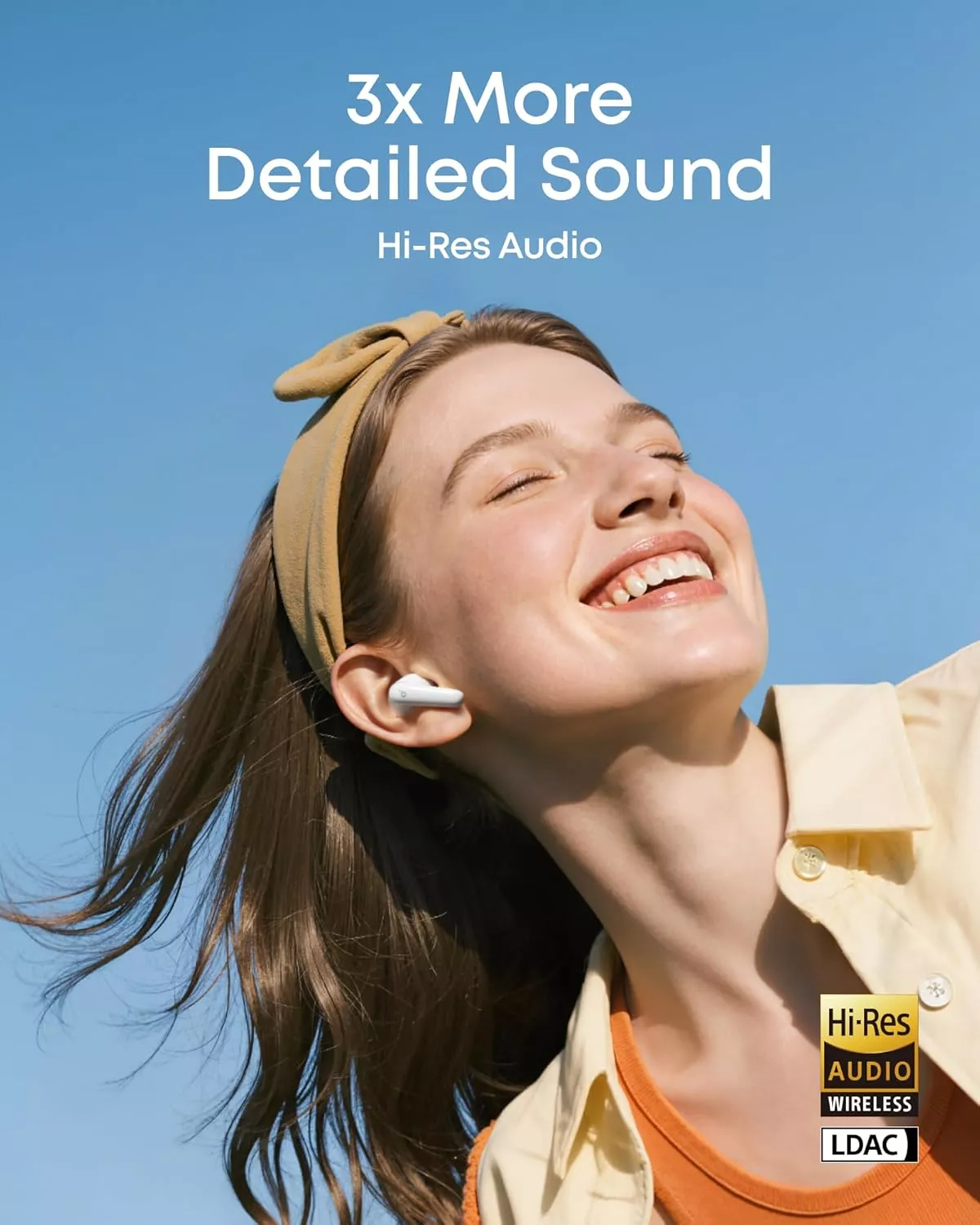 Handsfree Bluetooth Anker SoundCore R60i, TWS, ANC, Hvit D1202G21